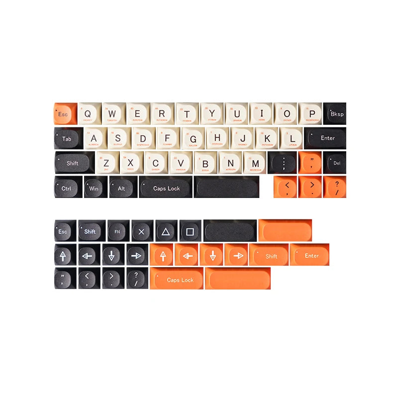 ID42 White Keyboard Pc Wired Keyboard Mini Mechanical Keyboard 40 QMK via Keyboard Black Purple Barebone Kit 40% Keycaps