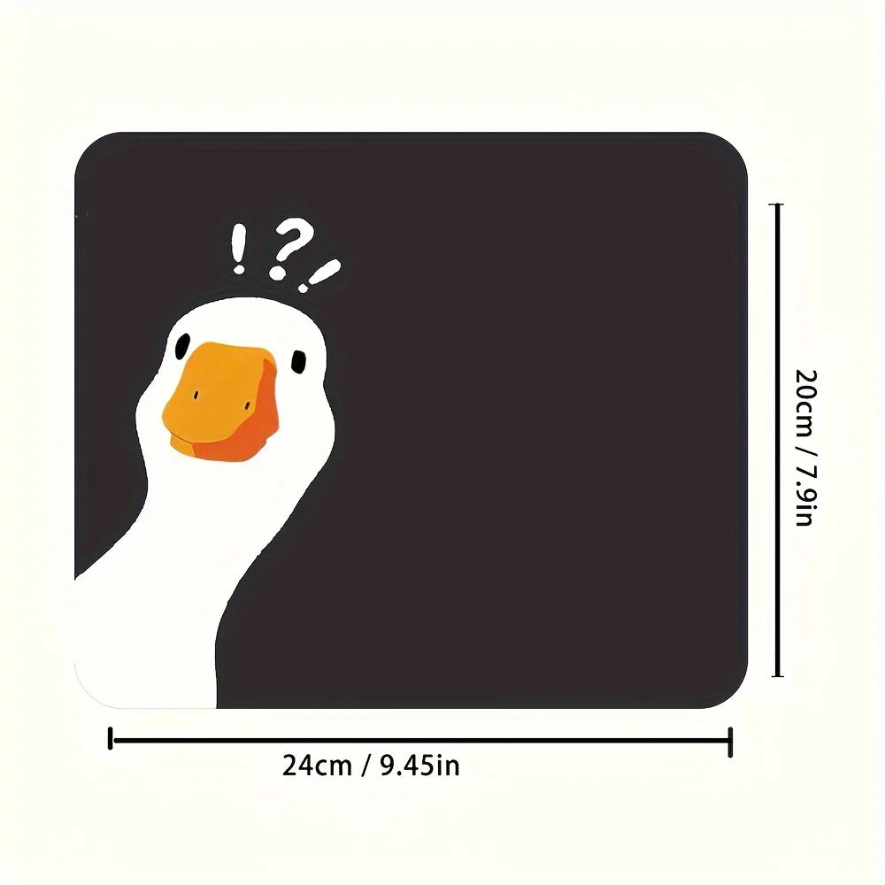 Fun Duck Mouse Pad Non-Slip Desk Mat for Office Mousepad Gaming Desk Interior Computer Desk Pad Mousepad Keyboard and Mouse Sets
