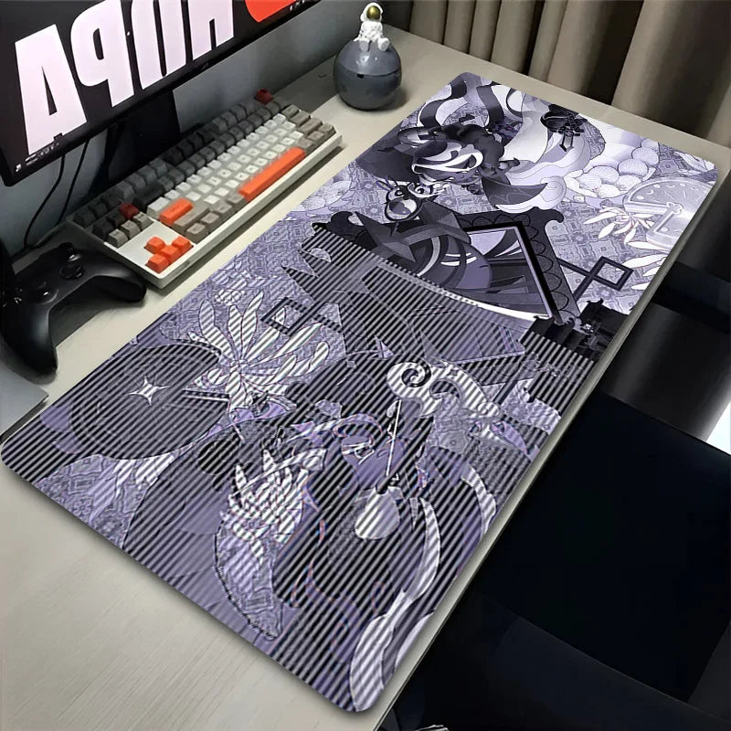 Anime Mousepad Cookie Run K-Kingdom Mousepad Gaming Accessories Non-Slip Desk Mat Gamer Pc Cabinet Mouse Pad Laptop Carpet Mats