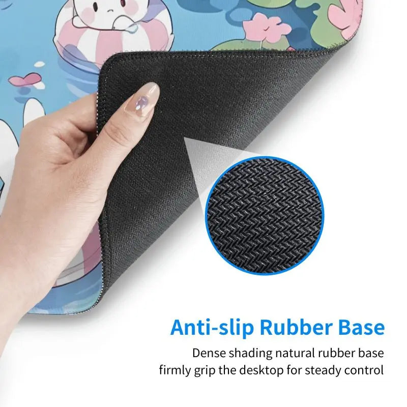 Gaming Keyboardpad Office Soft Non-Slip Carpet Rubber Mice Pad New Models Cute Rabbit Pink Anime Mousepad Home HD Print Mousepad