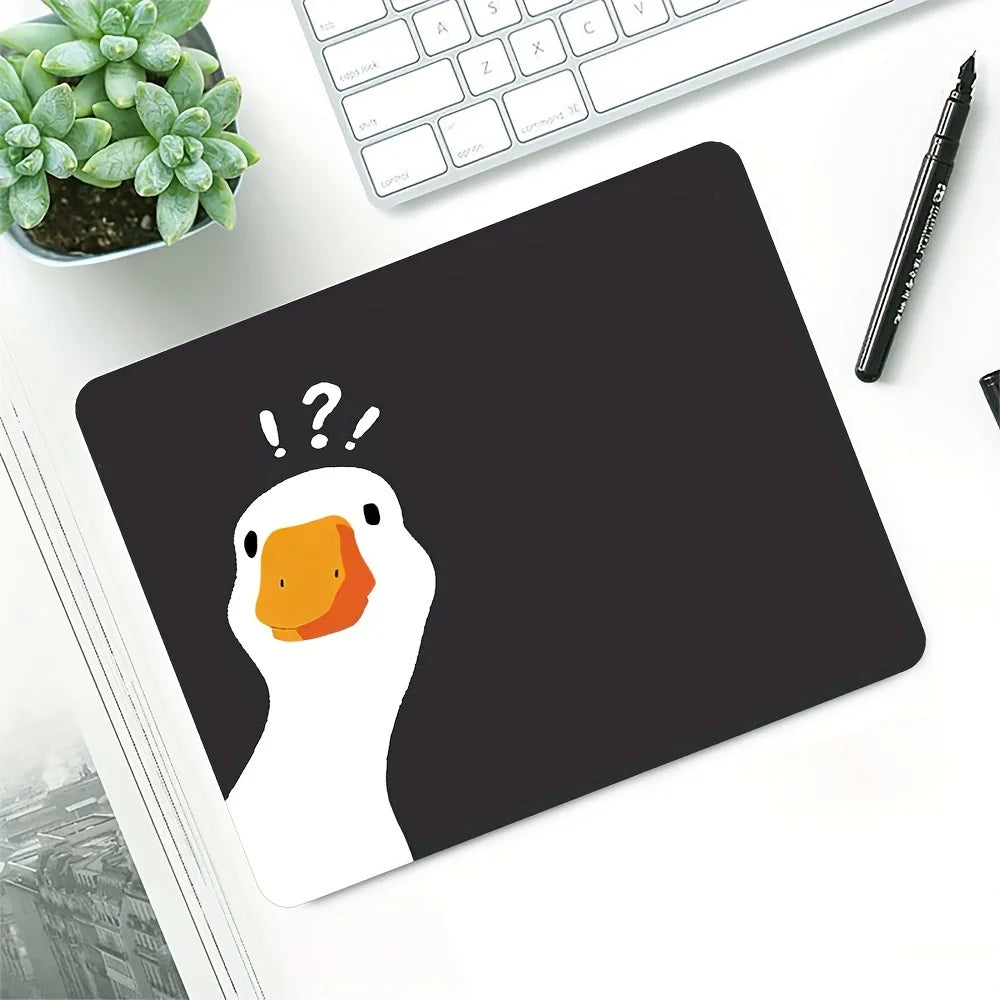 Fun Duck Mouse Pad Non-Slip Desk Mat for Office Mousepad Gaming Desk Interior Computer Desk Pad Mousepad Keyboard and Mouse Sets