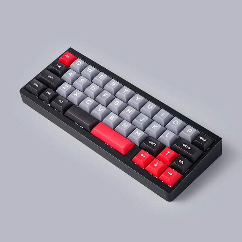 ID42 White Keyboard Pc Wired Keyboard Mini Mechanical Keyboard 40 QMK via Keyboard Black Purple Barebone Kit 40% Keycaps
