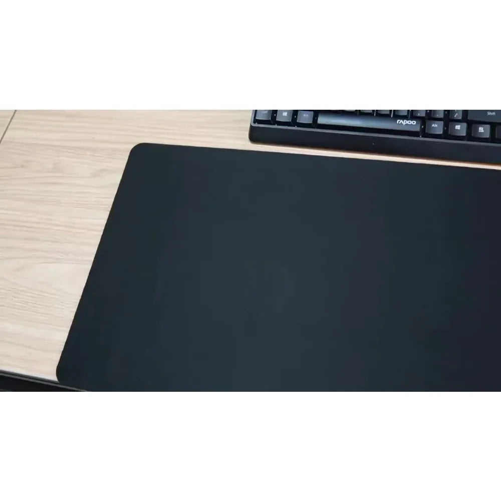 Minimalist Black Desk Mat with Non-Slip Mouse Pad, Playmat Mouse Pads for Desk, Mousepad for Desk, Desk Mat, Gaming