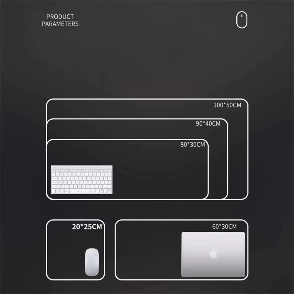 F-Final Fantasy Black Mouse Pad Gamer Large New Mousepad XXL Keyboard Pad Desk Mats Office Carpet Soft Computer Desktop Mousepad